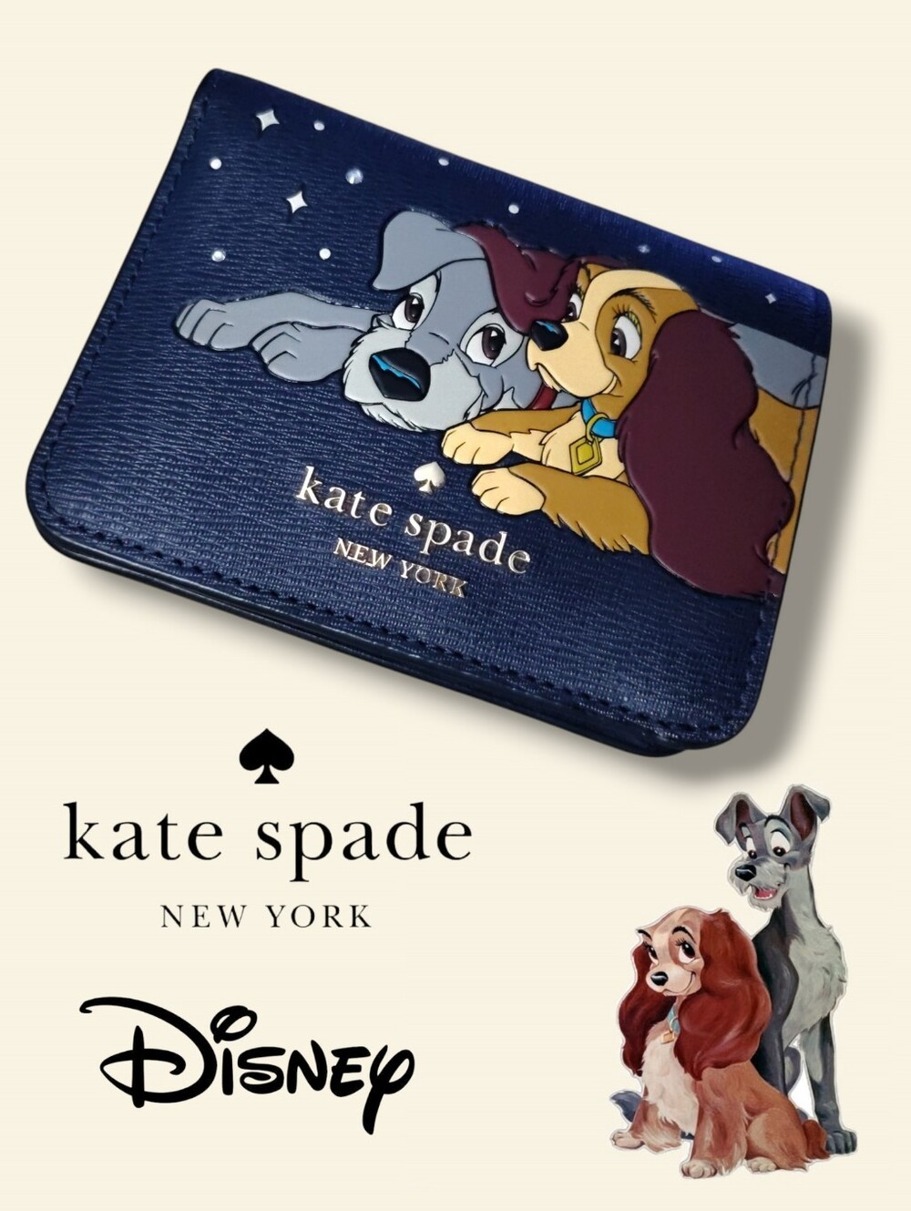 Kate Spade x Disney Lady & The Tramp Wallet